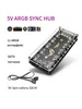 Распределитель ARGB, подходит для кулера 5V 3pin 443192633 купить за 401 ₽ в интернет‑магазине Wildberries